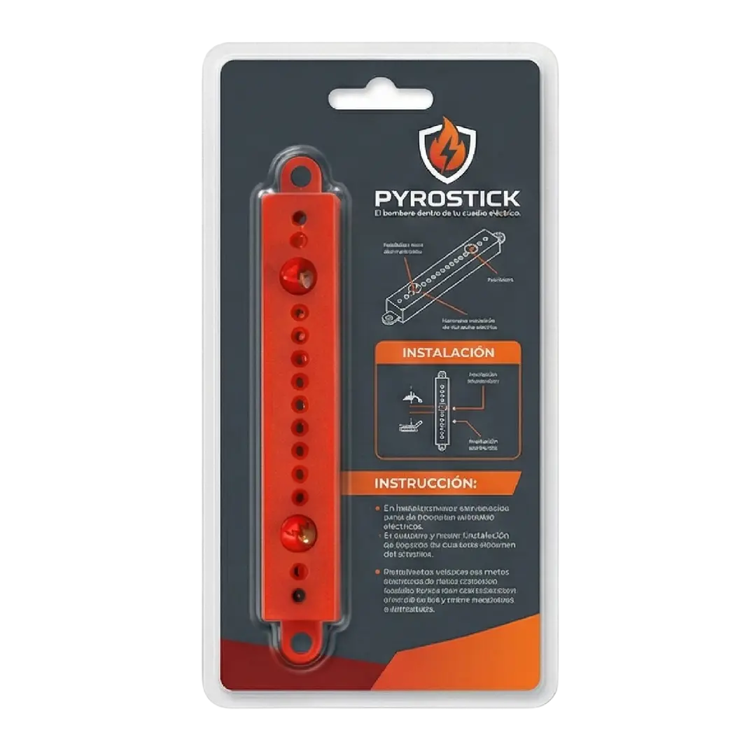 Extintor automático Pyrostick para cuadros eléctricos